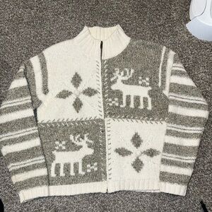 Vintage Petite Solutions Wool Blend Knit Winter Sweater